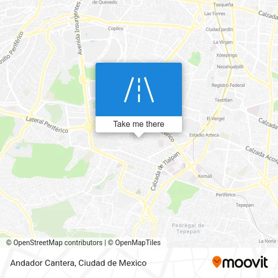 Andador Cantera map