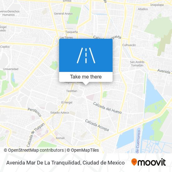 Avenida Mar De La Tranquilidad map