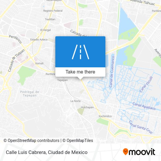 Mapa de Calle Luis Cabrera