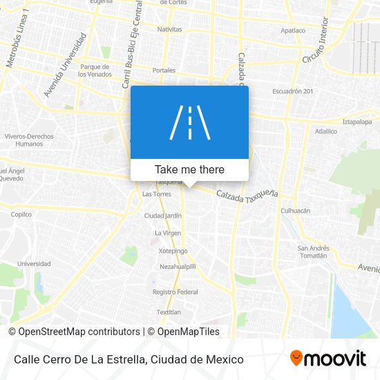 Calle Cerro De La Estrella map