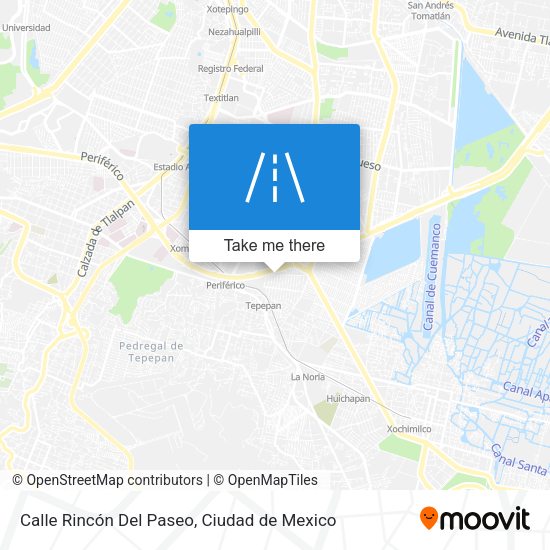 Mapa de Calle Rincón Del Paseo