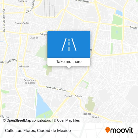 Mapa de Calle Las Flores