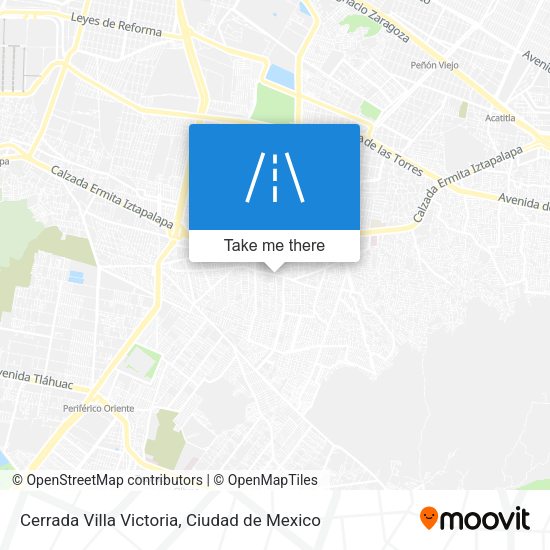 Mapa de Cerrada Villa Victoria