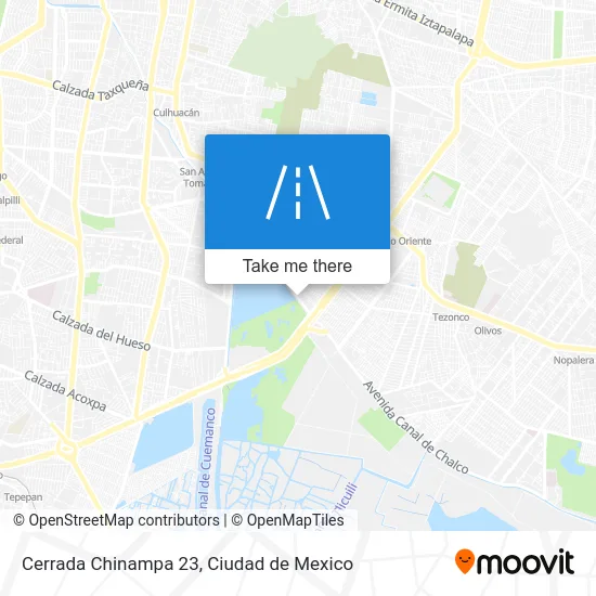 Cerrada Chinampa 23 map