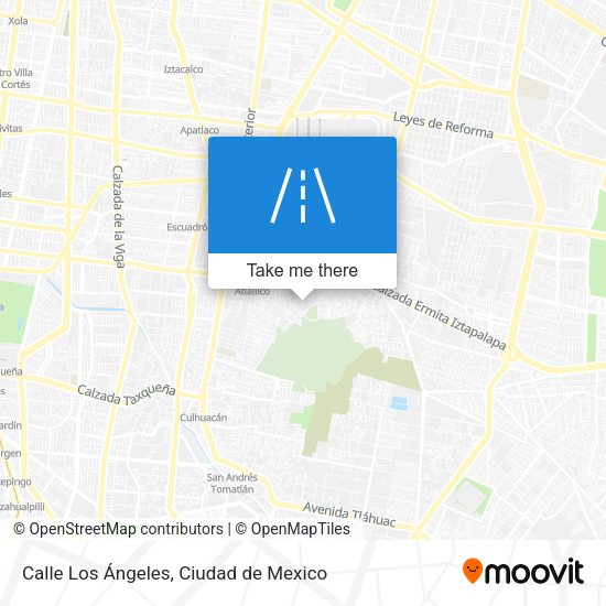 Calle Los Ángeles map