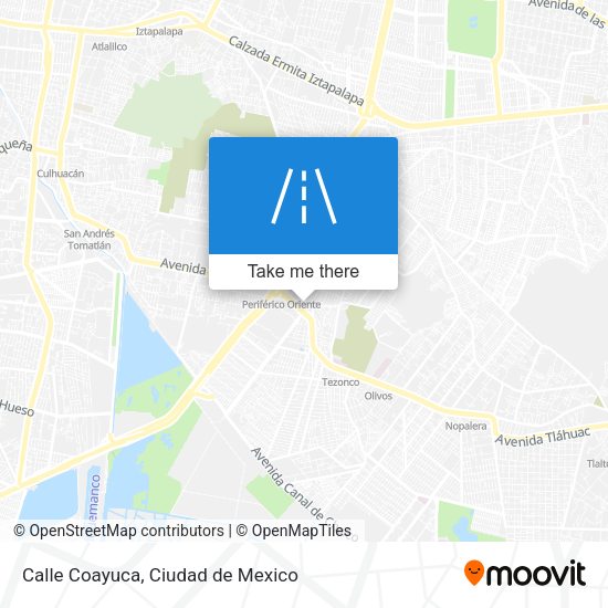 Calle Coayuca map