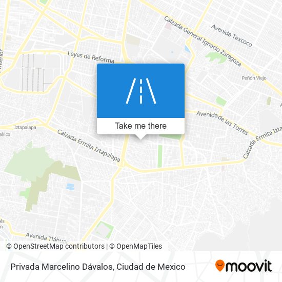 Privada Marcelino Dávalos map