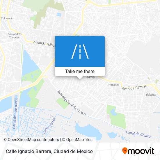 Mapa de Calle Ignacio Barrera