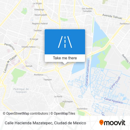 Calle Hacienda Mazatepec map