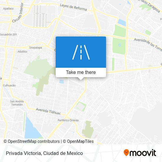 Mapa de Privada Victoria