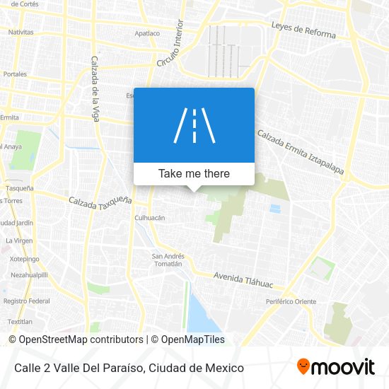 Calle 2 Valle Del Paraíso map