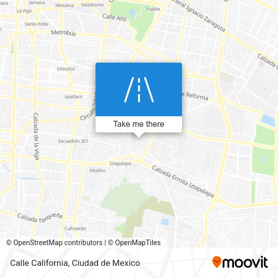 Calle California map