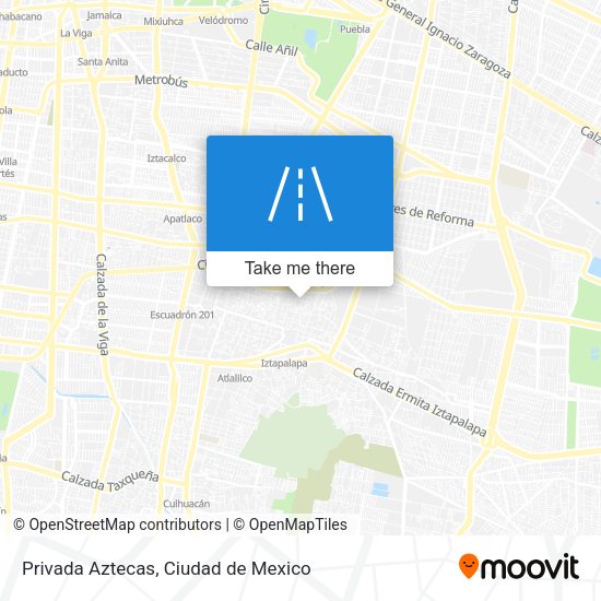 Privada Aztecas map