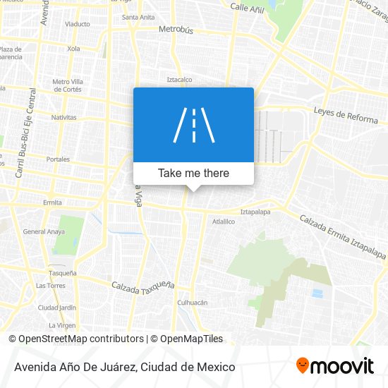 Avenida Año De Juárez map