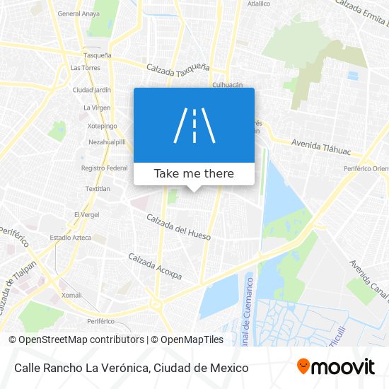 Calle Rancho La Verónica map