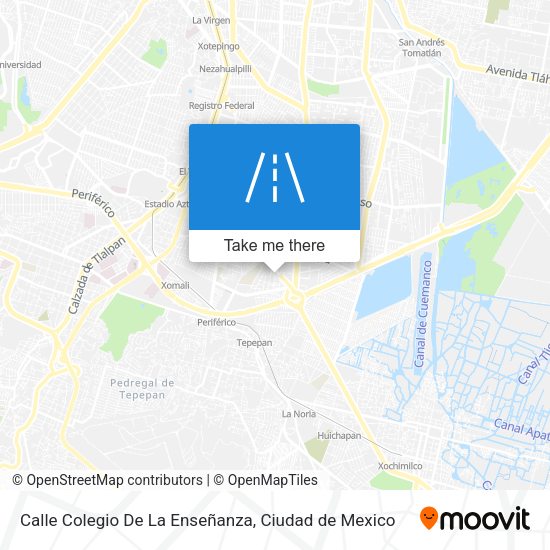 Mapa de Calle Colegio De La Enseñanza