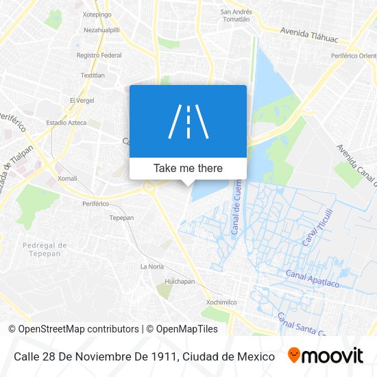 Calle 28 De Noviembre De 1911 map