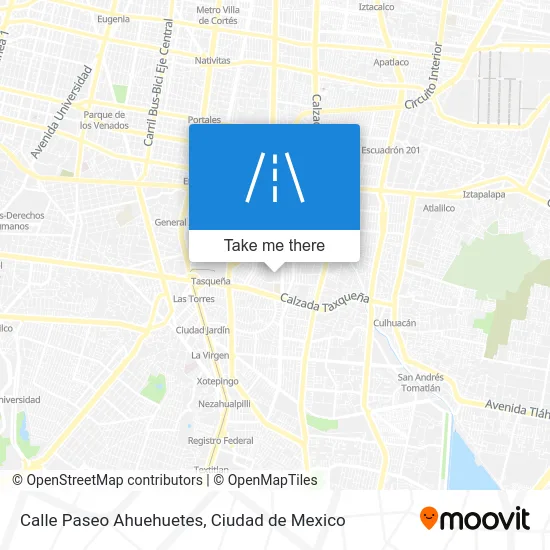 Calle Paseo Ahuehuetes map