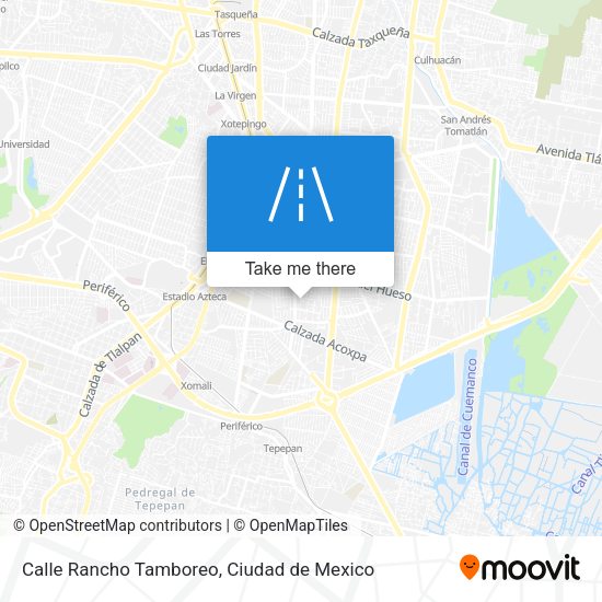 Mapa de Calle Rancho Tamboreo