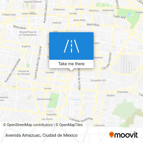 Avenida Amazuac map