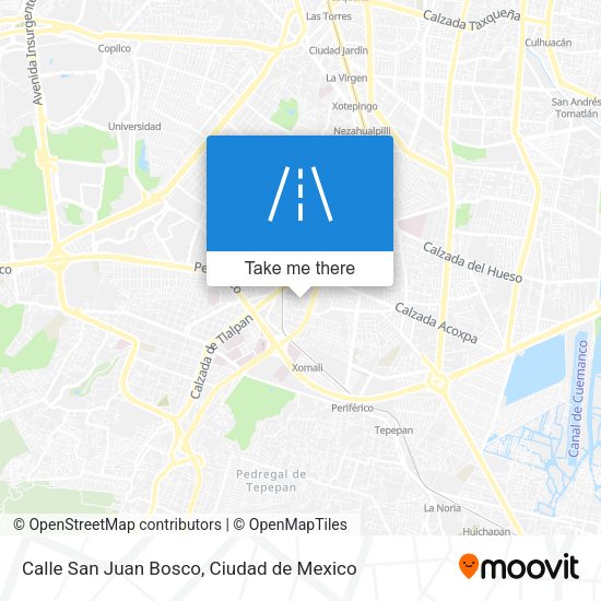 Calle San Juan Bosco map
