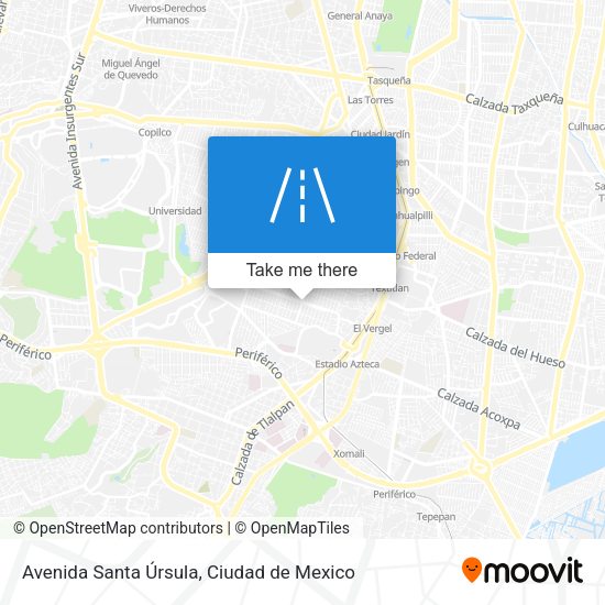Avenida Santa Úrsula map