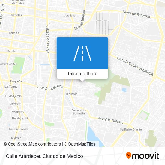 Mapa de Calle Atardecer