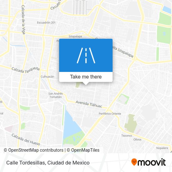 Calle Tordesillas map