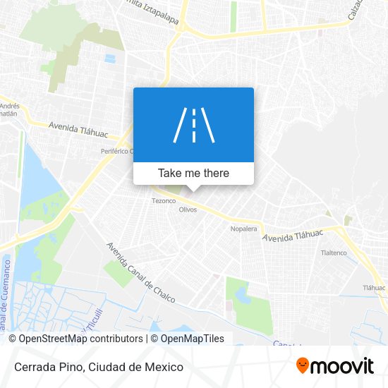 Cerrada Pino map