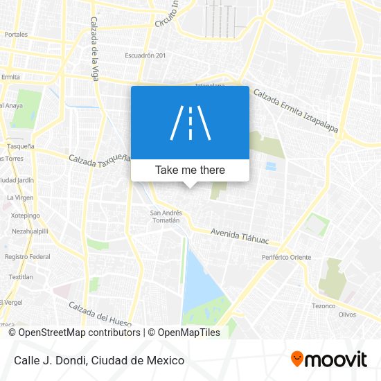 Mapa de Calle J. Dondi