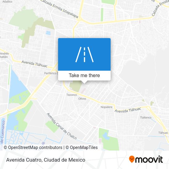 Avenida Cuatro map