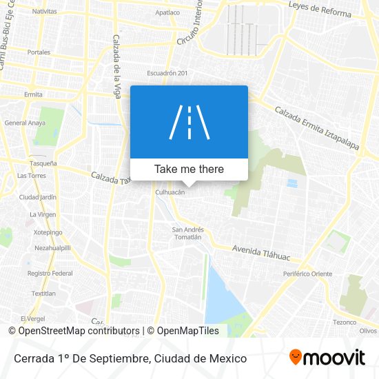 Mapa de Cerrada 1º De Septiembre