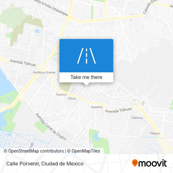 Mapa de Calle Porvenir