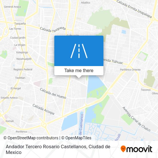 Mapa de Andador Tercero Rosario Castellanos