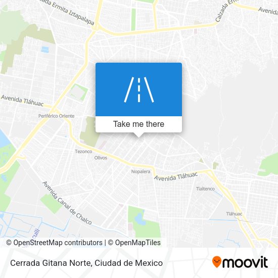 Cerrada Gitana Norte map