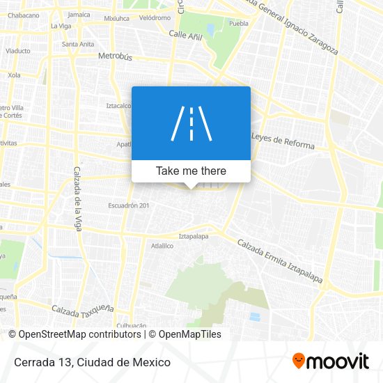 Mapa de Cerrada 13