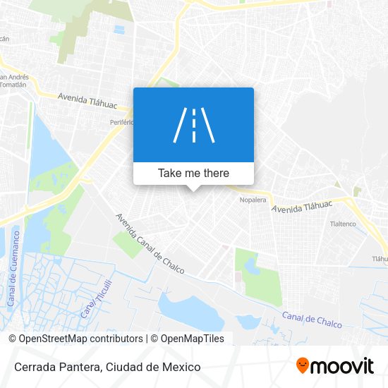 Mapa de Cerrada Pantera