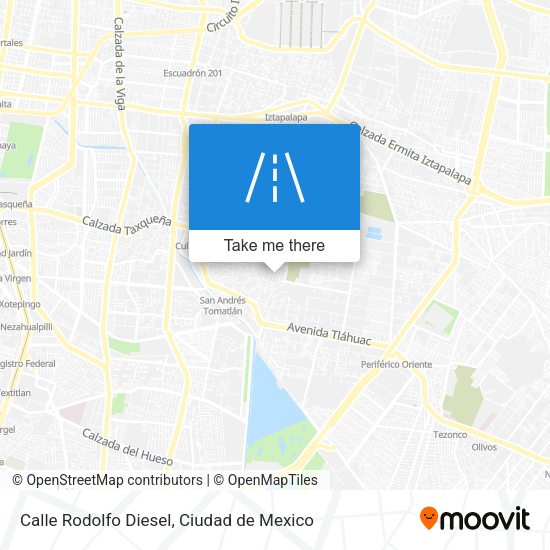 Mapa de Calle Rodolfo Diesel