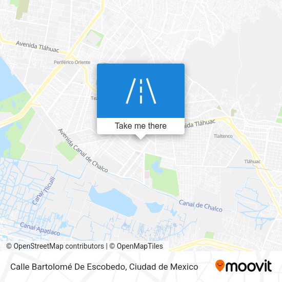Calle Bartolomé De Escobedo map