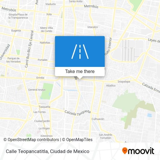 Calle Teopancatitla map