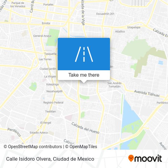 Calle Isidoro Olvera map