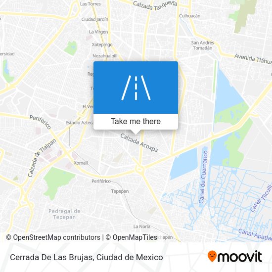 Cerrada De Las Brujas map