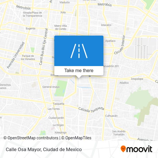 Mapa de Calle Osa Mayor