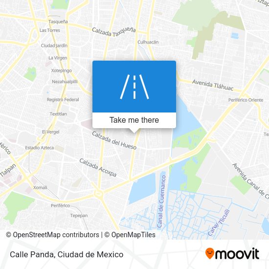 Mapa de Calle Panda