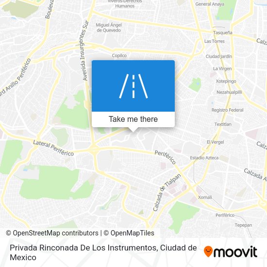 Privada Rinconada De Los Instrumentos map