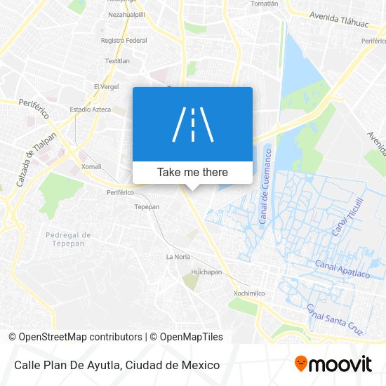 Calle Plan De Ayutla map