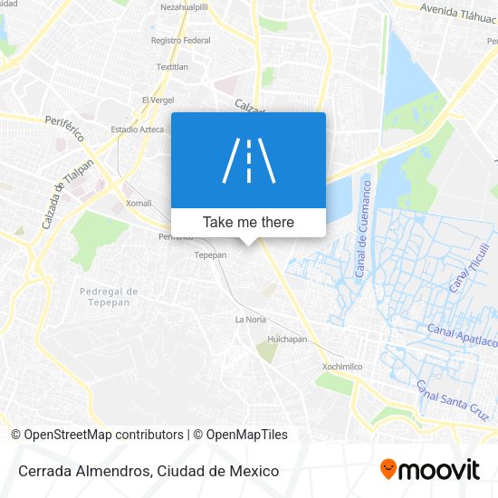 Cerrada Almendros map