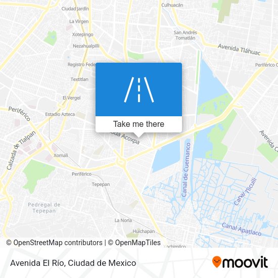 Mapa de Avenida El Río