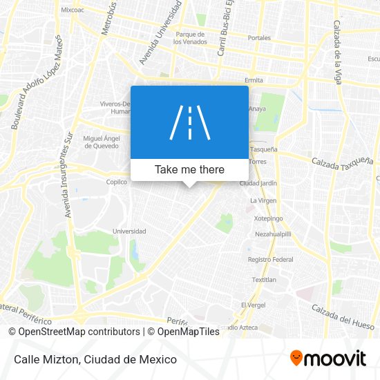 Mapa de Calle Mizton