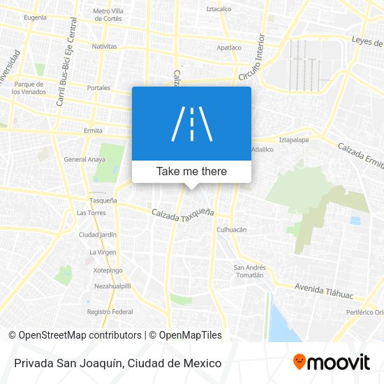 Mapa de Privada San Joaquín